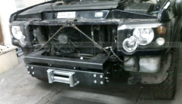 Heavy duty front bumper for LAND ROVER Discovery II